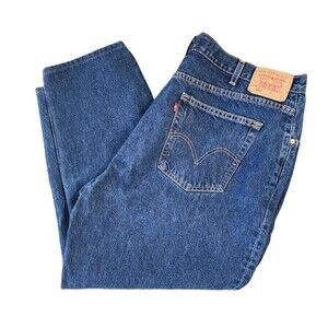 Levi's Classic Relaxed 550 Jeans Womens Plus 24 S Blue Cotton Retro Style taper